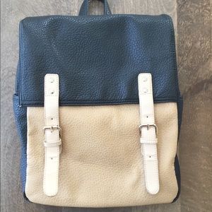two tone backpack (free people dupe)